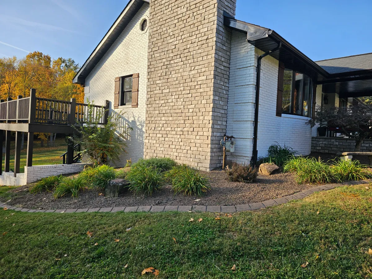 reinforced concrete curbing installed by Stryker Outdoor Solutions in Southern Indiana