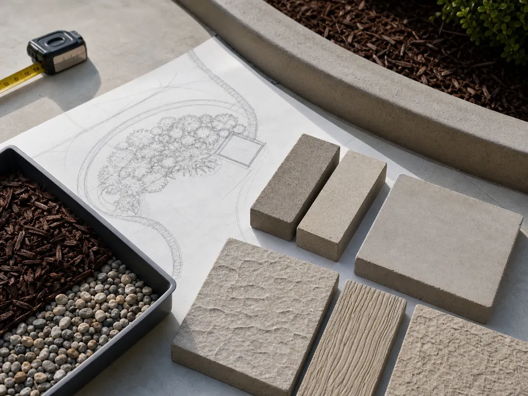 Stryker Outdoor Solutions concrete curbing consultation in Bloomington Indiana