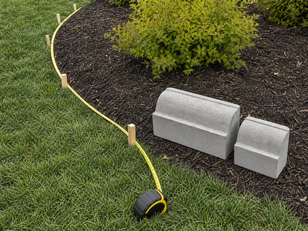 Stryker Outdoor Solutions concrete curbing consultation for a Petersburg Indiana property